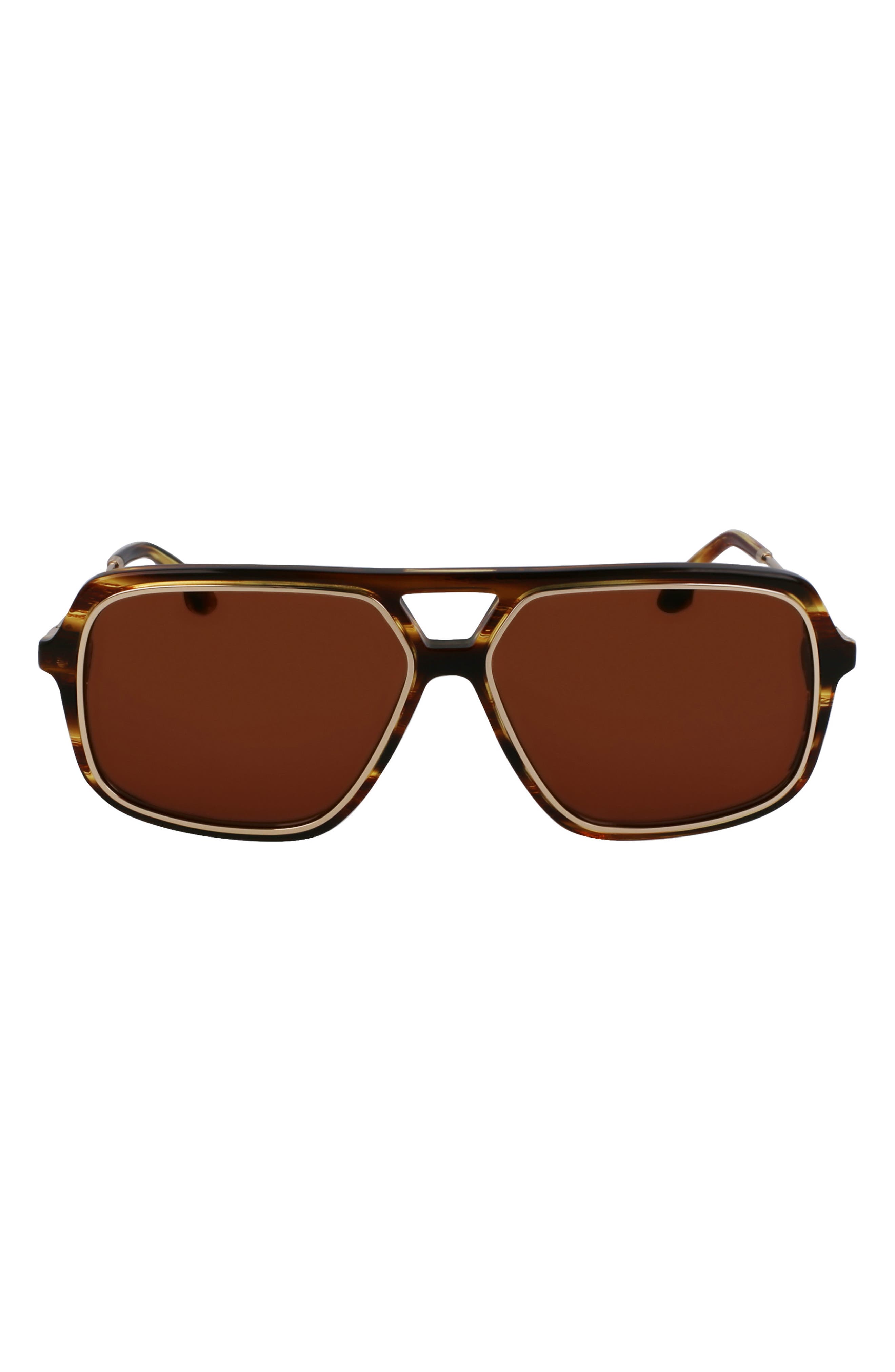 Victoria Beckham V Line 58mm Navigator Sunglasses