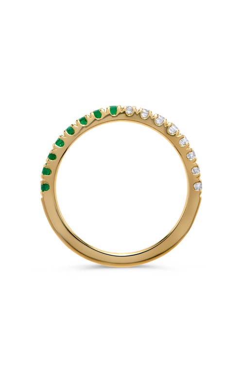 H.j. Namdar Half Diamond Half Emerald Ring