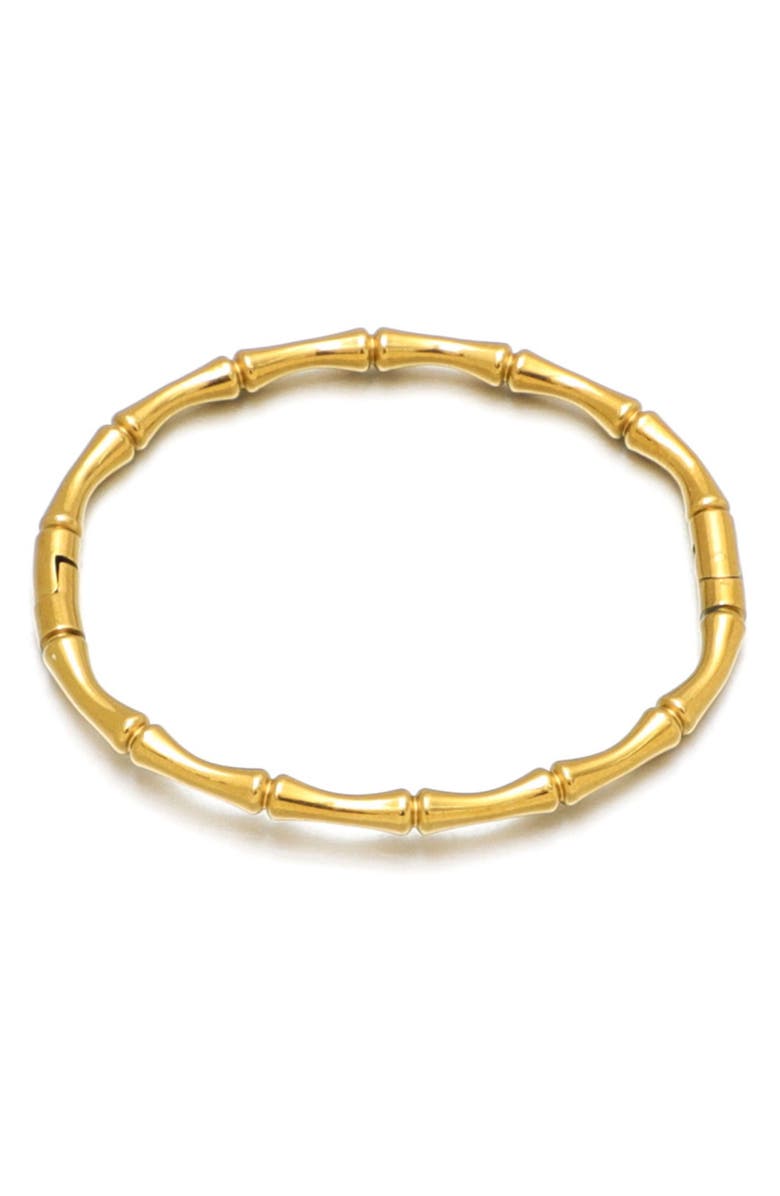 Adornia Bamboo Texture Bracelet, Main, color,