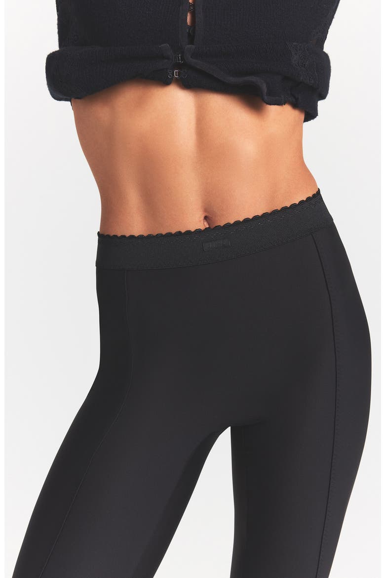 High Waist Capri Pants, Alternate, color, ONYX