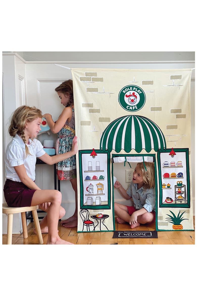 Espresso Coffee Shop Doorway Playset, Alternate, color, MULTI
