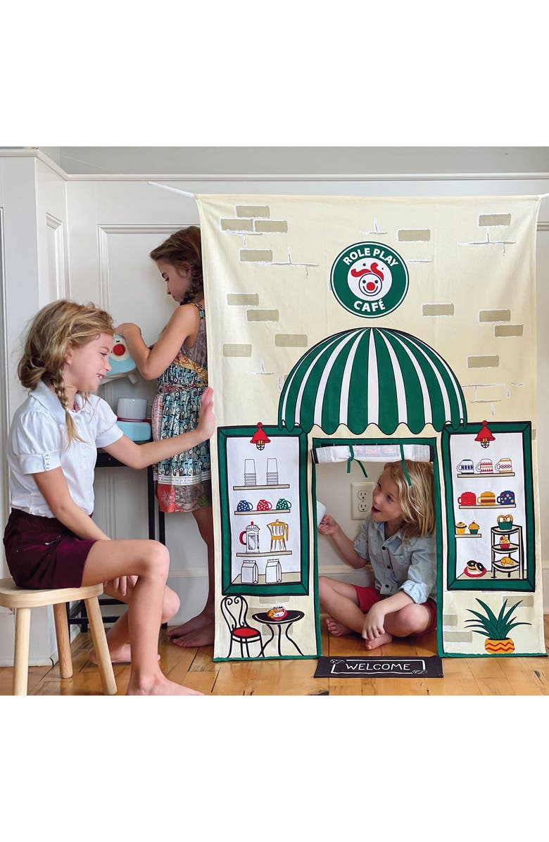 ROLE PLAY Espresso Coffee Shop Doorway Playset, Alternate, color, Multi