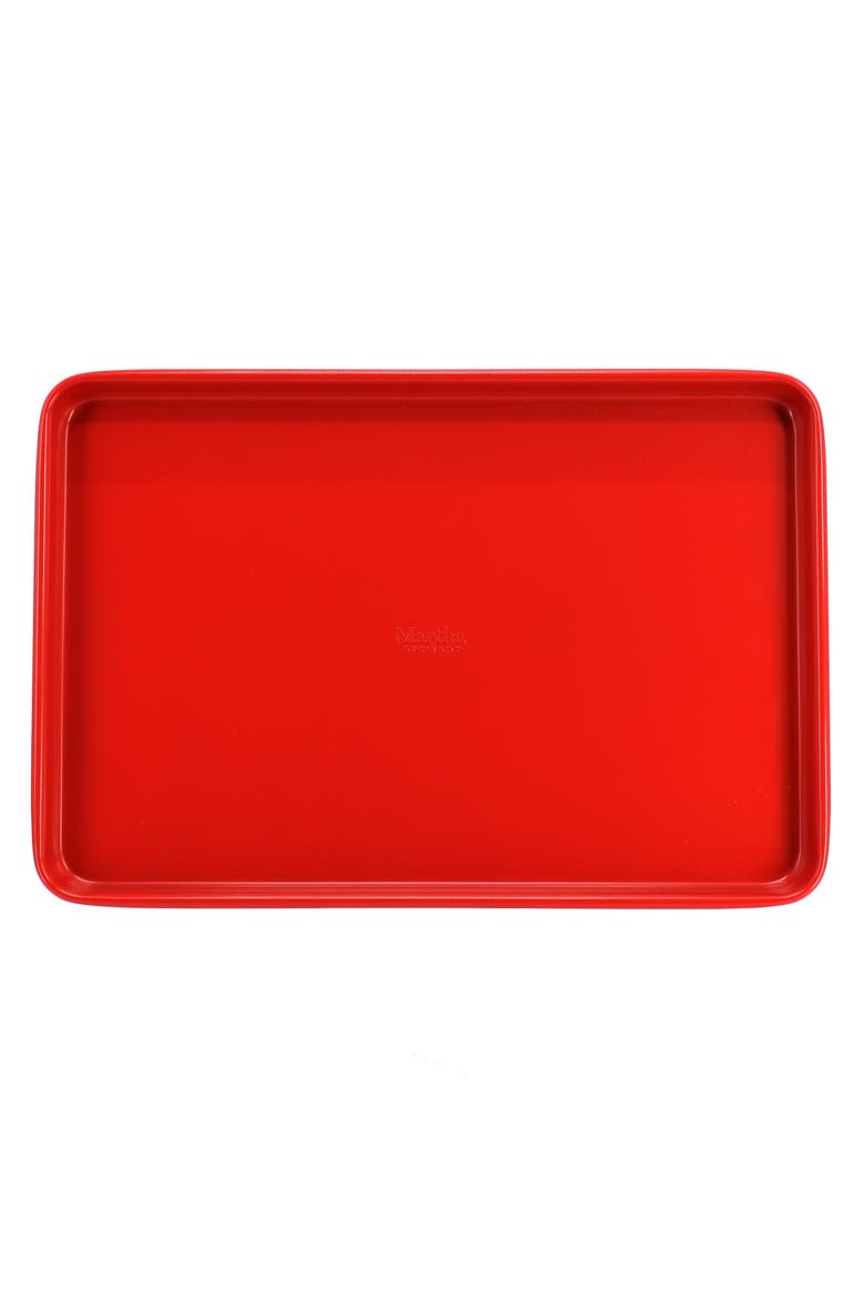 6pc Carbon Steel Bakeware and Cookie Cutter Set in Red, Alternate, color, Red