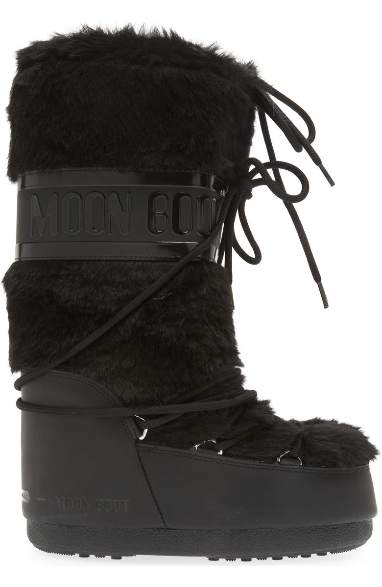 Moon Boot<sup>®</sup> Icon Water Resistant Faux Fur Moon Boot<sup>®</sup>, Alternate, color,