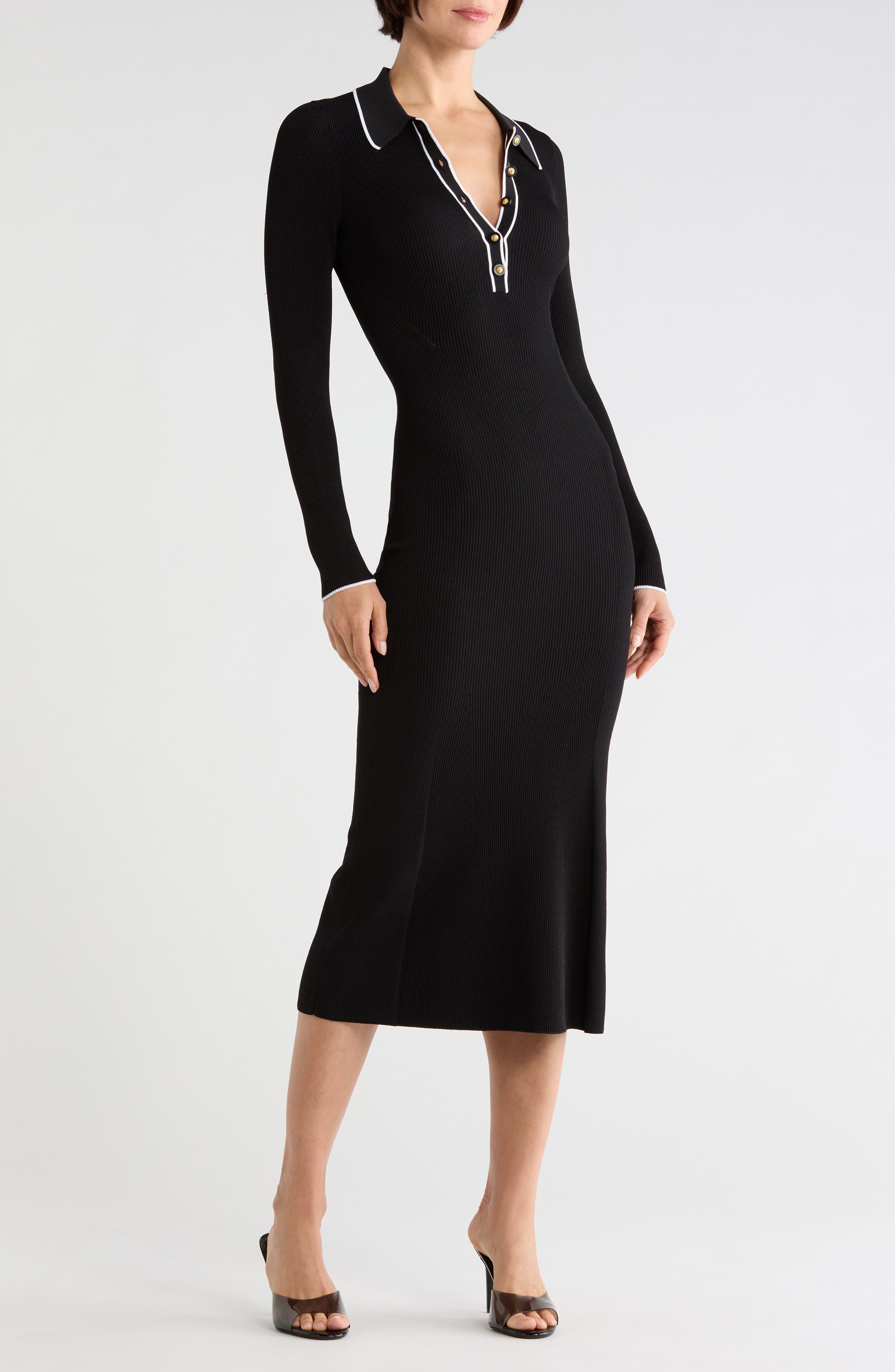 Yaretzi Collared Long Sleeve Dress