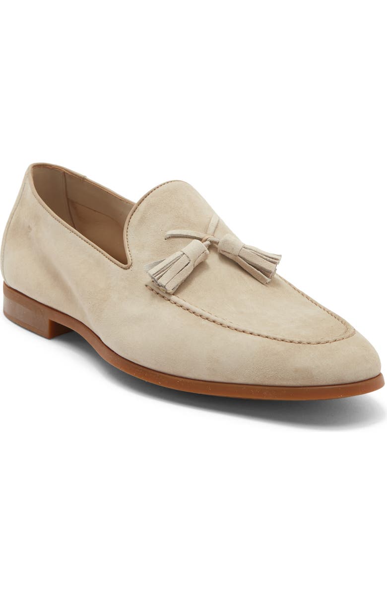 Magnanni Simmon Waterproof Loafer, Main, color, Tierra