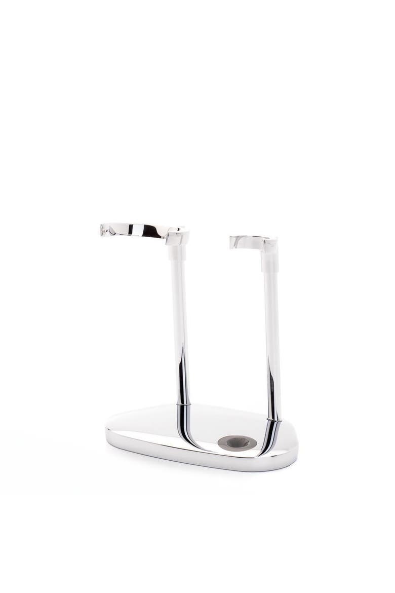 Kosmo Chrome Shaving Set Stand, Main, color, Chrome