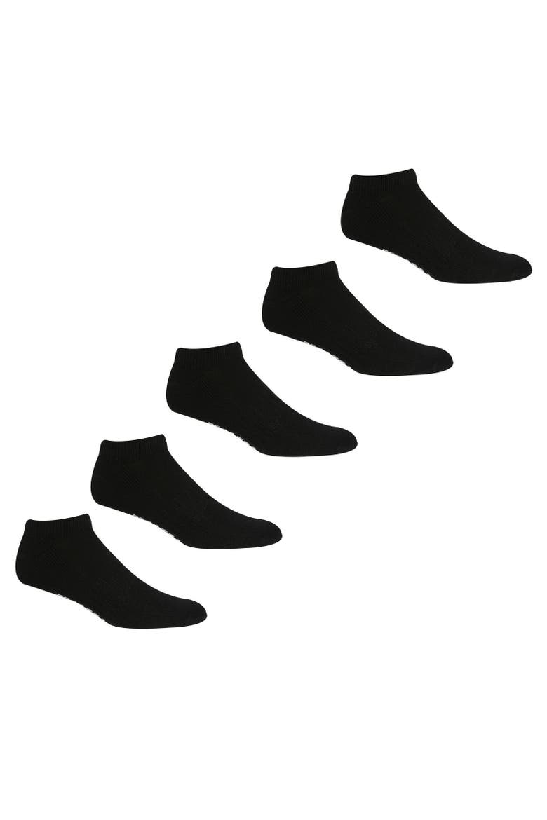 Gender Inclusive Trainer Socks, Main, color, Black