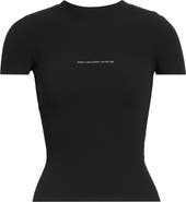 Alexander Wang Jacquard Logo Rib Sweater