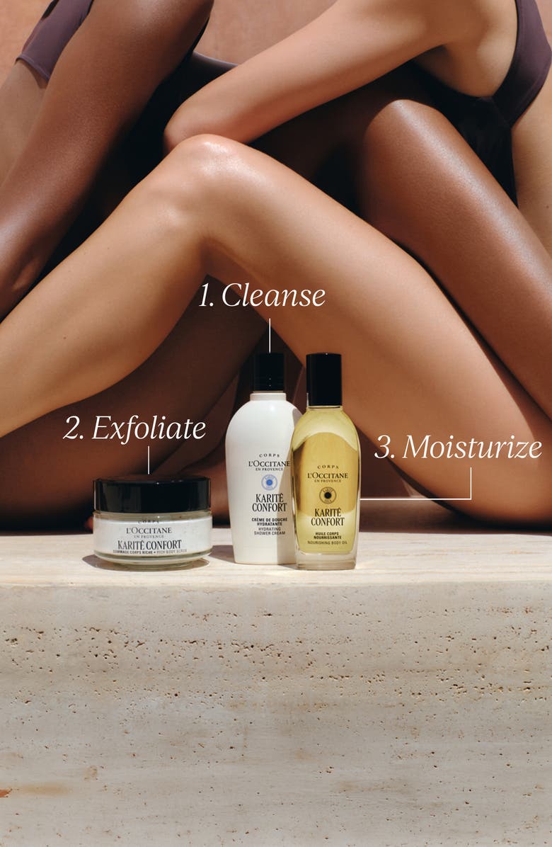 L'Occitane Karité Confort Rich Body Scrub, Alternate, color,