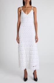 Bottega Veneta Cotton & Silk Fish Lace Slipdress