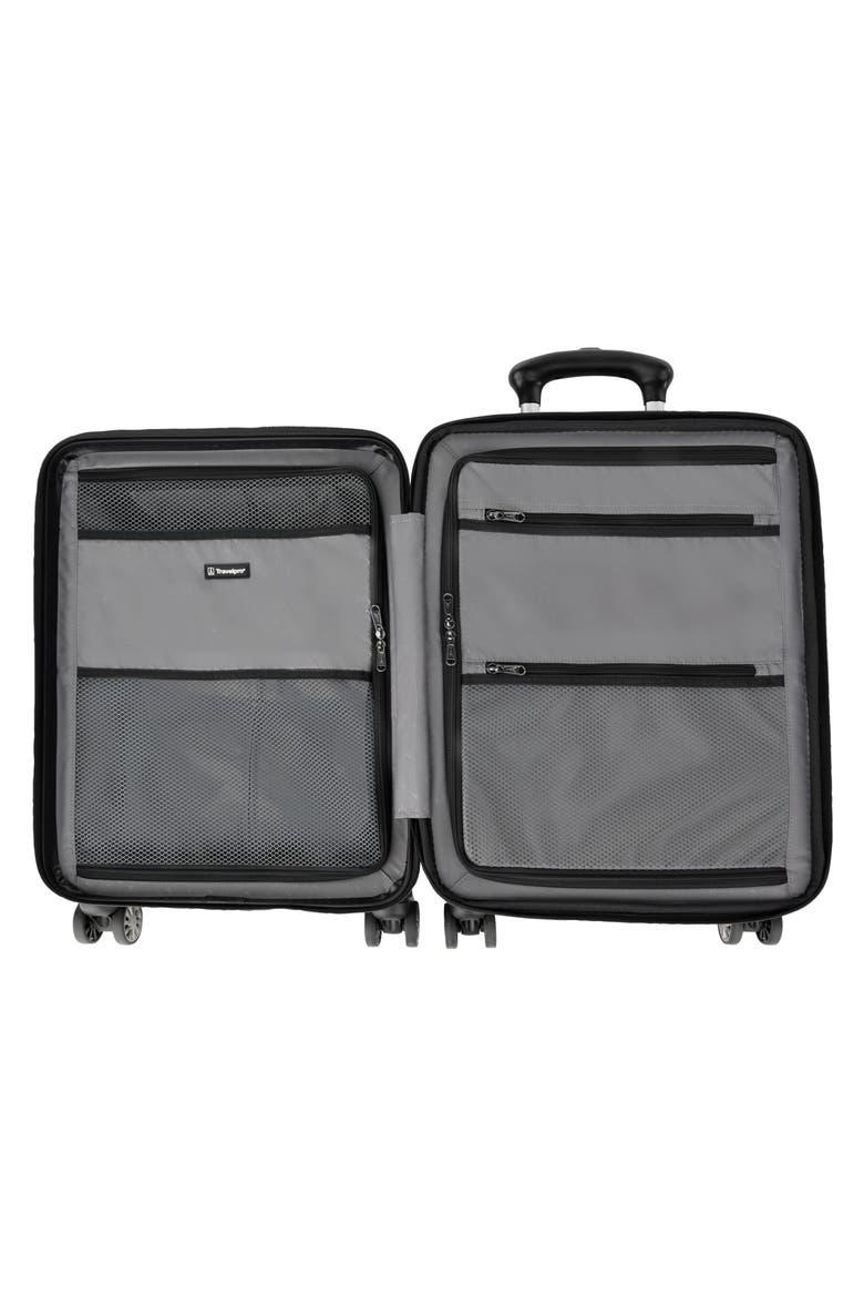 Rollmaster™ Lite 2 20-Inch Expandable Carry-on Hardside Spinner Luggage, Alternate, color, BLACK MATTE