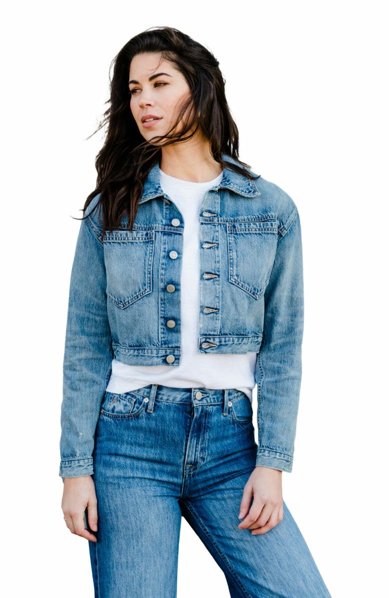 ABLE Madelin Cropped Jacket, Main, color, 