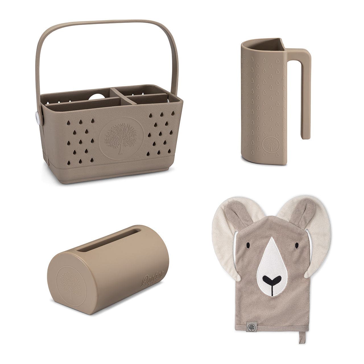 Parker Baby Co. Bath Collection Gift Set in Llama 