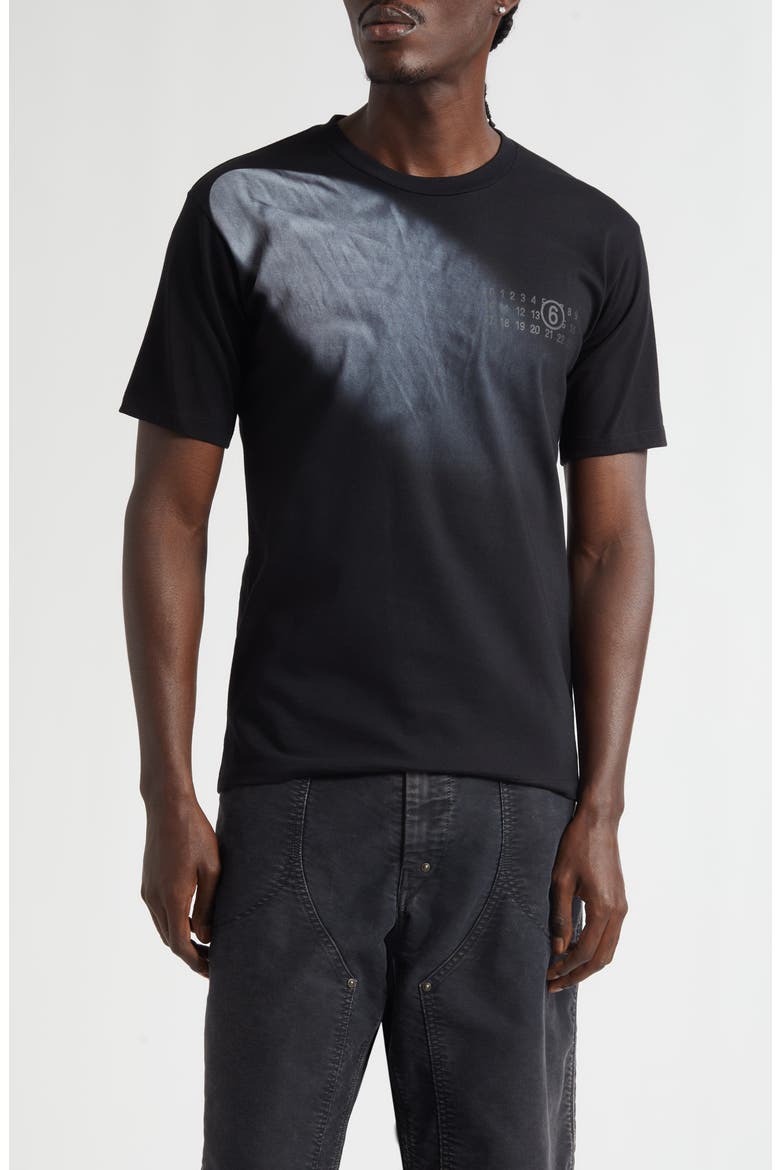 Cotton Graphic T-Shirt, Main, color, BLACK