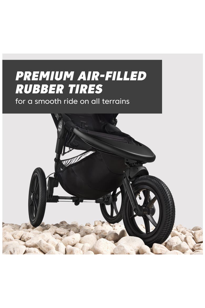 Summit™ X3 Single Jogging Stroller, Alternate, color, MIDNIGHT BLACK