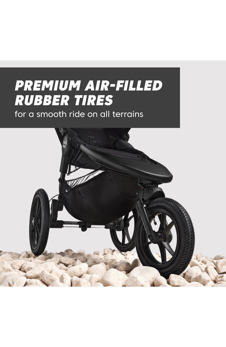 Baby Jogger Summit<sup>™</sup> X3 Single Jogging Stroller, Alternate, color, Midnight Black