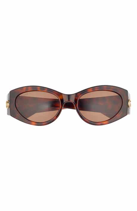 Gucci Core 53mm Oval Sunglasses