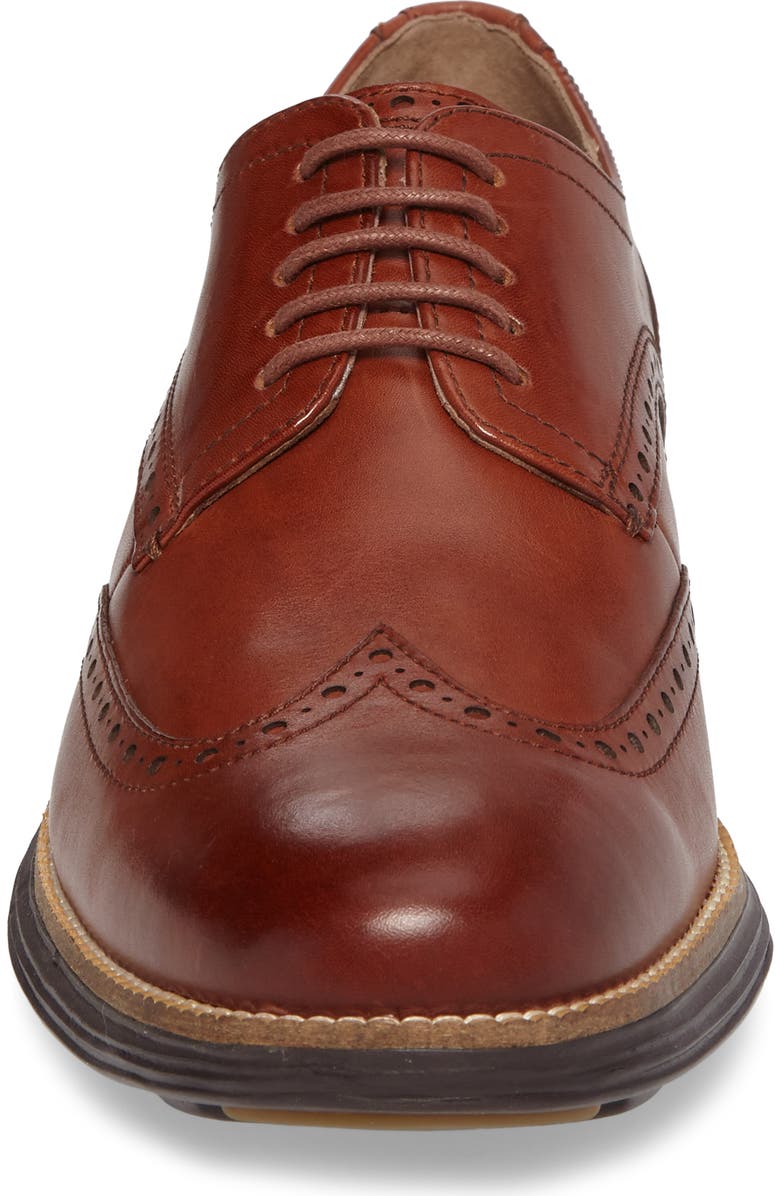 Cole Haan OriginalGrand Wingtip Derby, Alternate, color, Woodbury/ Java Leather