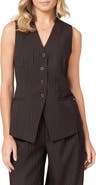 Scotch & Soda Pinstripe Longline Vest