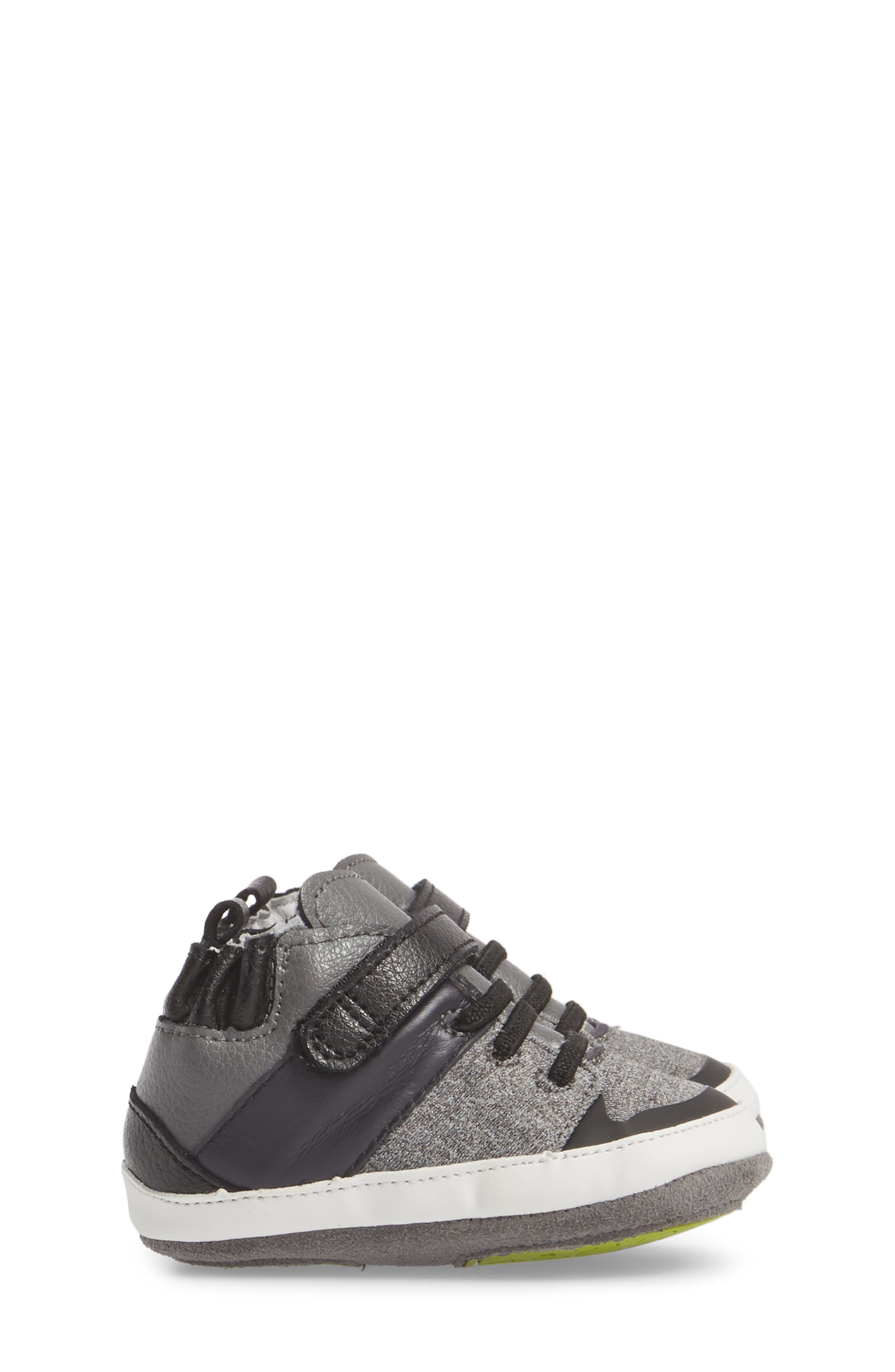 Robeez<sup>®</sup> Zachary High Top Crib Sneaker, Alternate, color, 
