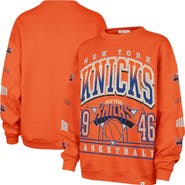'47 Women's '47 Orange New York Knicks 2025/26 City Edition Go Big Oversized Sweatshirt