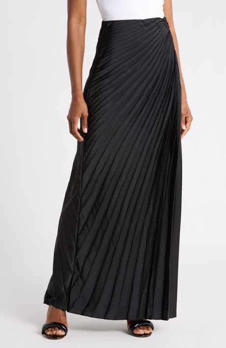Bianca Pleated Maxi Skirt