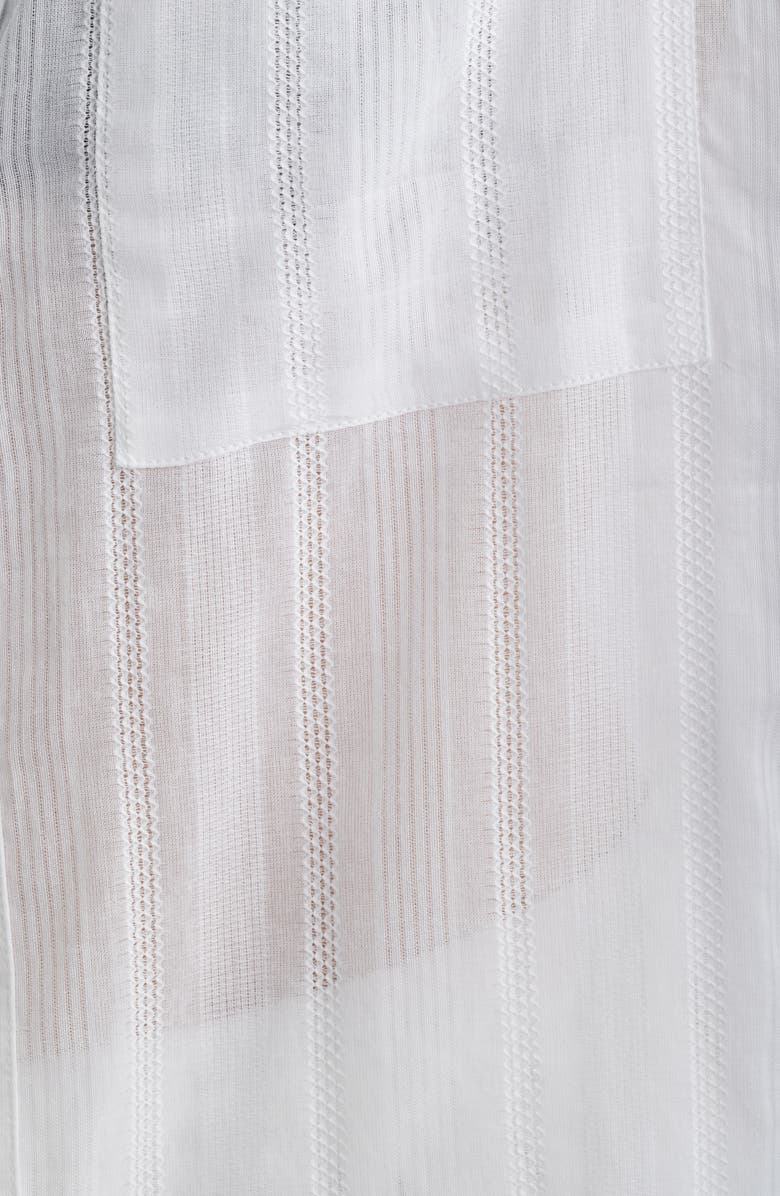 Nordstrom Textured Cover-Up Shirt, Alternate, color, White