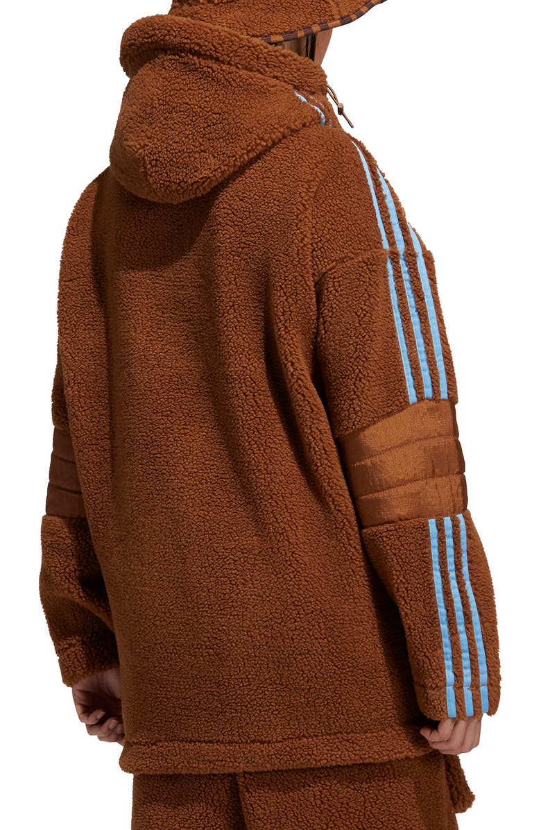 adidas x IVY PARK Unisex Half Zip Fleece Hoodie, Alternate, color, 