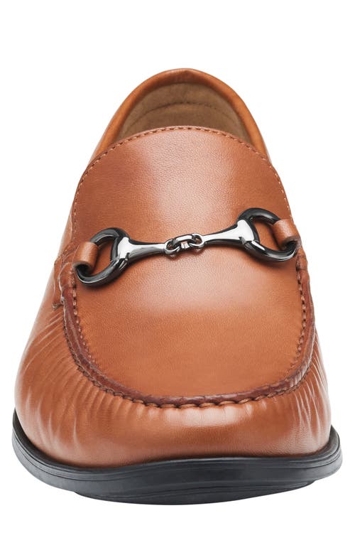 Johnston & Murphy Harrison Bit Loafer In Cognac Glove Leather