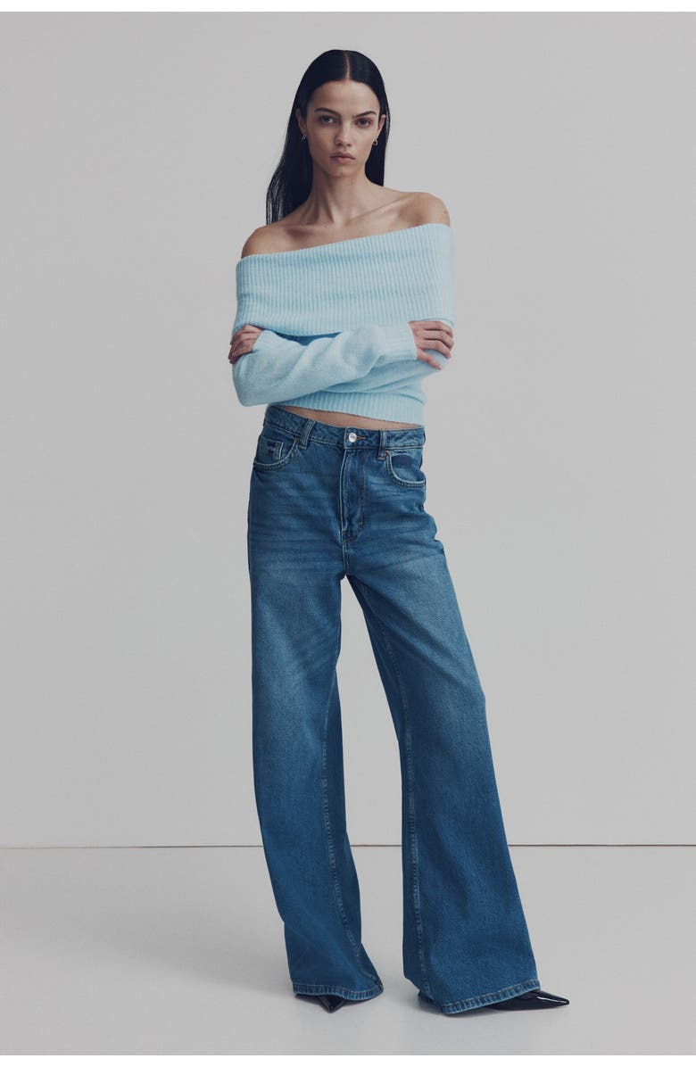 H&M Off-the-shoulder Jumper, Alternate, color, 