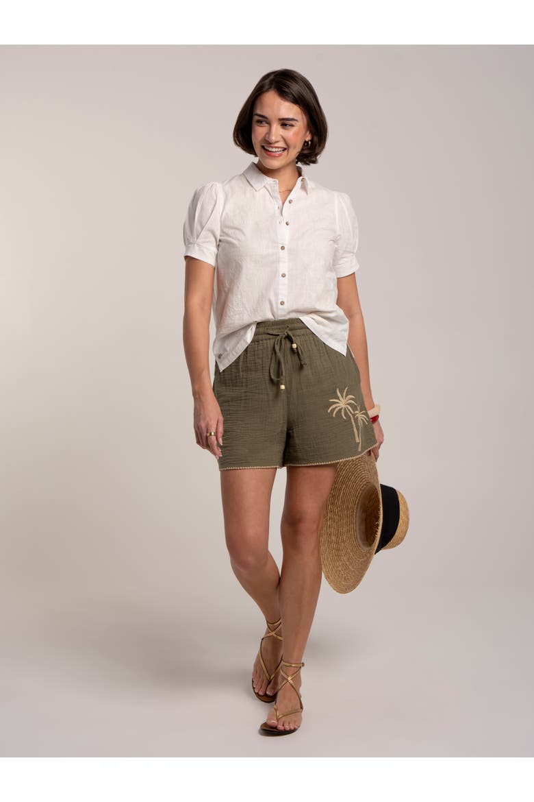 Darcy Short, Main, color, Khaki