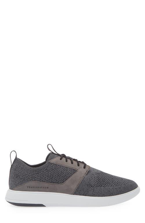 Travismathew The Modern One Sneaker In Heather Grey Pinstripe