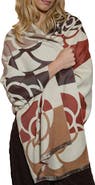 SAACHI Abstract Floral Reversible Scarf