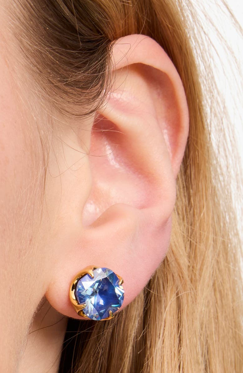 Kate Spade New York pop of joy spade flower stud earrings, Alternate, color,