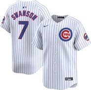 Nike Men's Nike Dansby Swanson White Chicago Cubs Home Limited Player Jersey