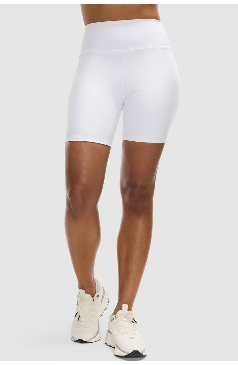 Peloton Cadent High Rise Pocket Bike Short 7" - Lined, Main, color, White