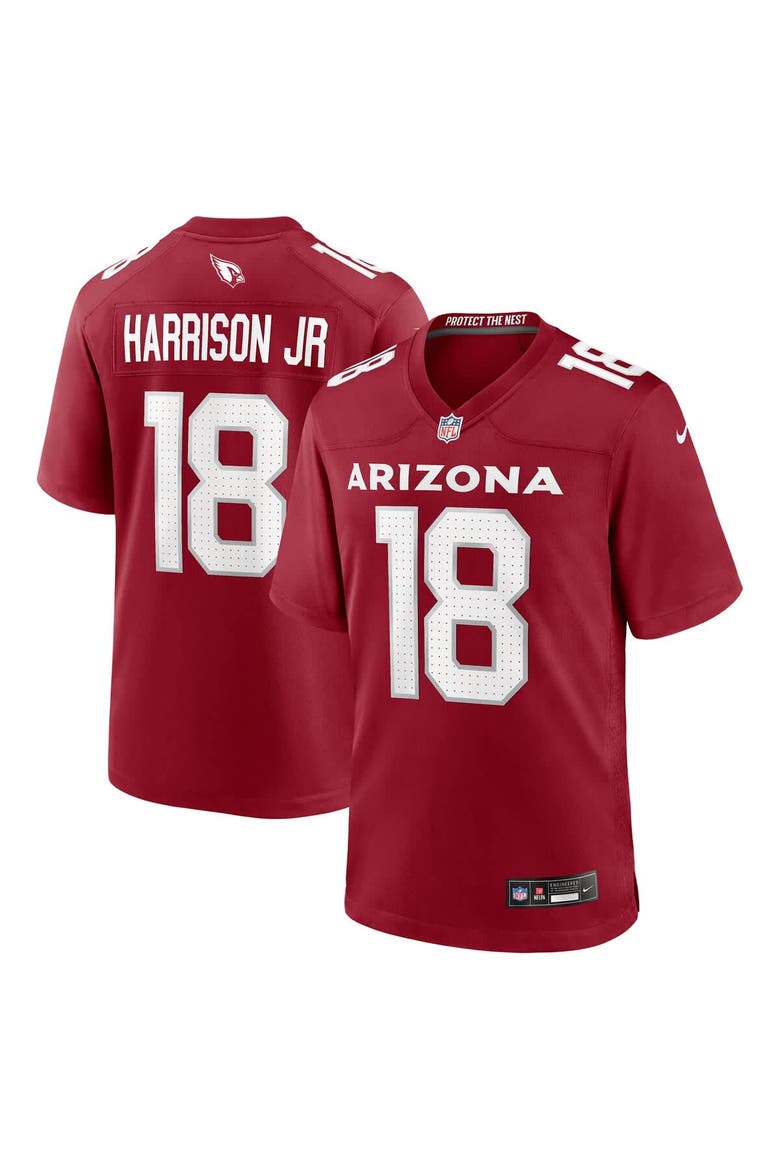 Men's Nike Marvin Harrison Jr. Cardinal Arizona Cardinals  Player Game Jersey, Main, color, Cardinal