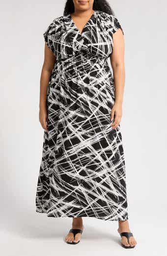 Renee C Smocked Waist Maxi Dress