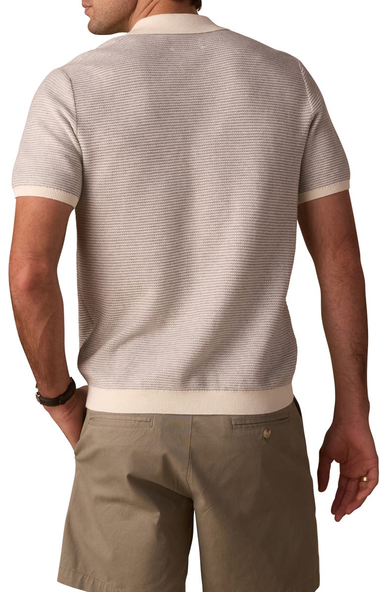 The Normal Brand Robles Bird's Eye Knit Camp Shirt, Alternate, color,