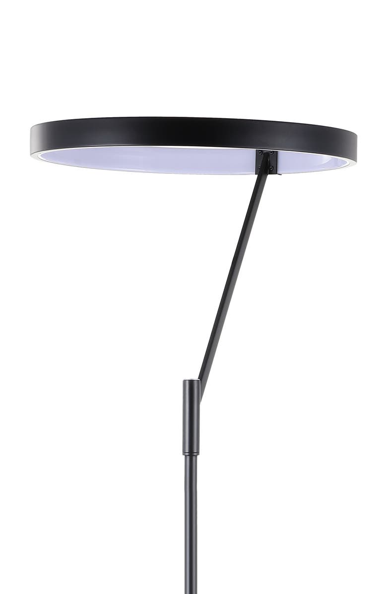 JONATHAN Y Owen 66.7" Integrated LED Metal Floor Lamp, Alternate, color, Black