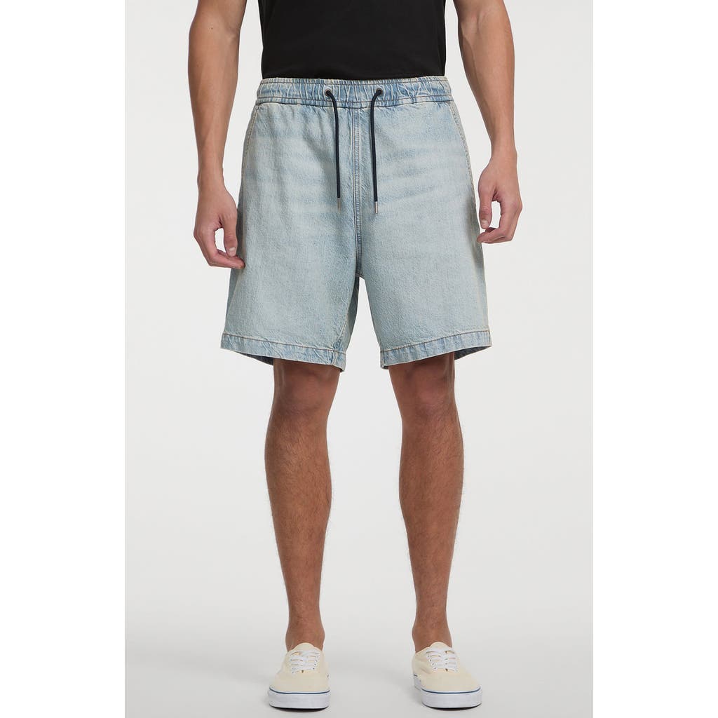 Guess Jeans Denim Drawstring Shorts In Gal1