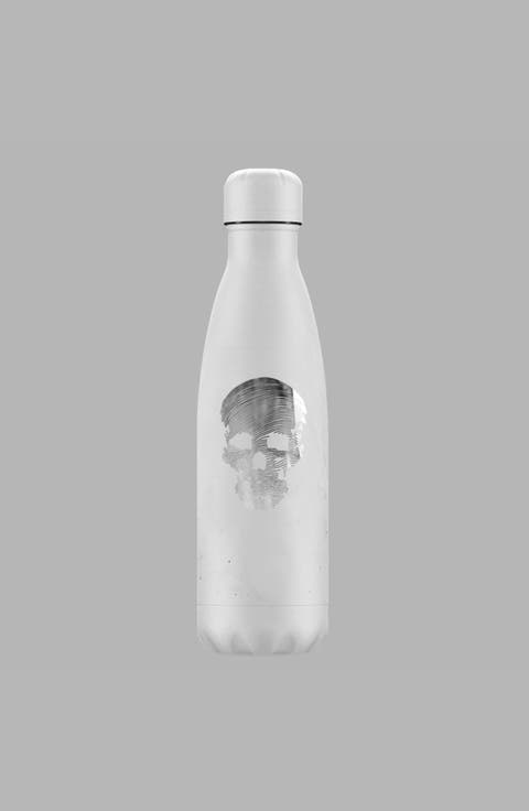 Whte Skull Water Bottle