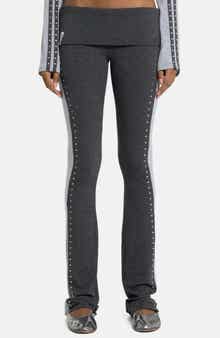 Foldover Studded Leggings