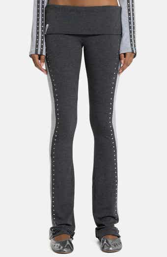 Foldover Studded Leggings