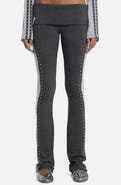 JADED LONDON Foldover Studded Leggings