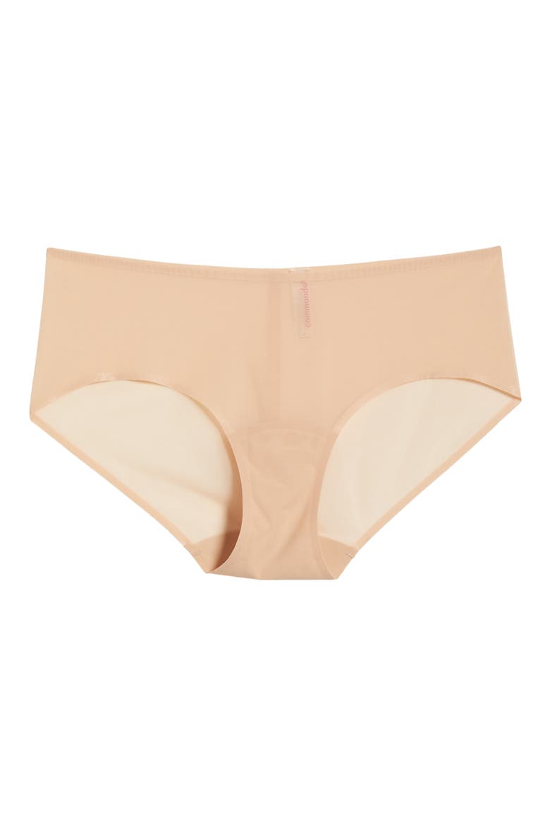Chic Mesh Bikini, Alternate, color, BEIGE