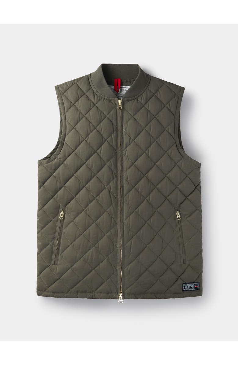 Aubin Anwick Quilted Gilet Vest, Alternate, color, Washed Khaki