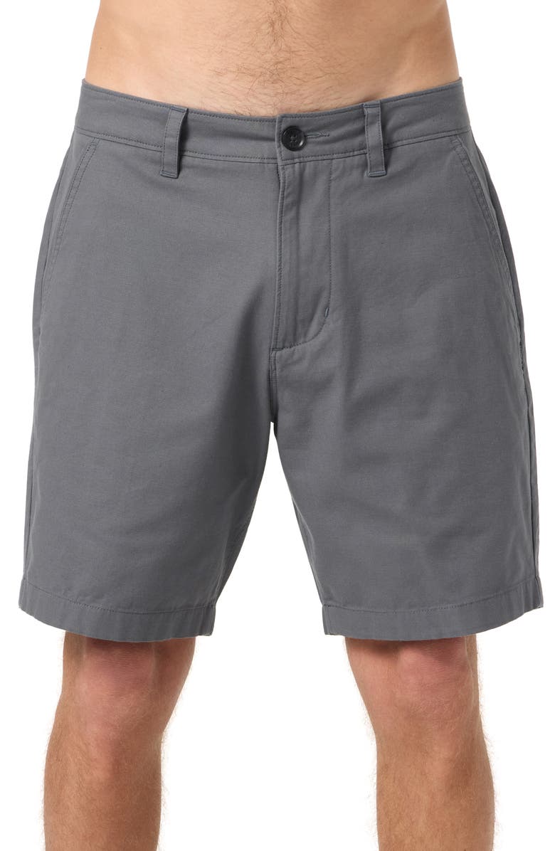 O'Neill Jay Stretch Cotton Shorts, Main, color, Dark Shadow