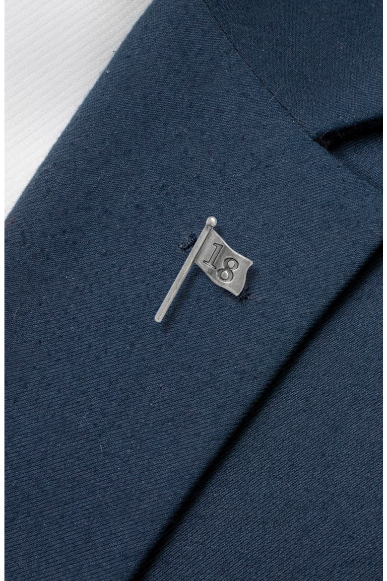 18th Hole Golf Pin, Alternate, color, SILVER